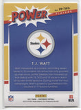 2021 T.J. Watt Panini Contenders SILVER POWER PLAYERS 39/99 #11 Pittsburgh Steelers