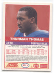 1989 Thurman Thomas Score ROOKIE RC #211 Buffalo Bills HOF 1