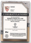 2021-22 Suso Topps Museum UEFA Champions League MEANINGFULL MATERIALS GOLD JERSEY RELIC 17/50 #MMR-S Sevilla FC