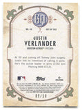 2022 Justin Verlander Topps Gypsy Queen BLACK AND WHITE 09/50 #48 Houston Astros