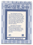 1993 Dave Winfield Donruss THE ELITE SERIES 03848/10000 #35 Toronto Blue Jays