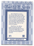 1993 Dave Winfield Donruss THE ELITE SERIES 03848/10000 #35 Toronto Blue Jays