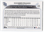 2022 Wander Franco Topps Series 1 ROOKIE RC #215 Tampa Bay Rays 38