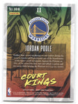 2019-20 Jordan Poole Panini Court Kings LEVEL 2 ROOKIE RC #108 Golden State Warriors
