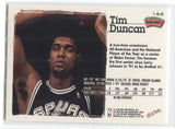 1997-98 Tim Duncan SkyBox NBA Hoops ROOKIE RC #166 San Antonio Spurs HOF 1