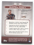 2011 Buster Posey Topps Tribute GREEN 41/75 #69 San Francisco Giants