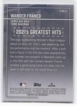 2022 Wander Franco Topps 2021'S GREATEST HITS RAINBOW FOIL ROOKIE RC #21GH5 Tampa Bay Rays