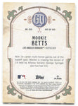 2022 Mookie Betts Topps Gypsy Queen MISSING NAMEPLATE SP #269 Los Angeles Dodgers