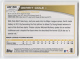 2013 Gerrit Cole Topps Update ROOKIE RC #US150A Pittsburgh Pirates 14