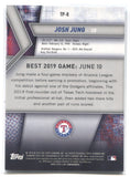 2019 Josh Jung Topps Bowman's Best TOP PROSPECTS BLUE REFRACTOR 122/150 #TP8 Texas Rangers