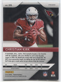 2018 Christian Kirk Panini Prizm LAZER ROOKIE RC #219 Arizona Cardinals