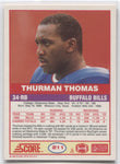 1989 Thurman Thomas Score ROOKIE RC #211 Buffalo Bills HOF