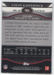 2011 Colin Kaepernick Topps Platinum XFRACTOR ROOKIE RC #59 San Francisco 49ers