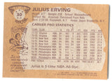 1981-82 Julius Erving Topps #30 Philadelphia 76ers HOF Dr. J 2