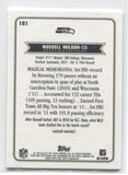 2012 Russell Wilson Topps Magic MINI BLUE ROOKIE RC #181 Seattle Seahawks 1
