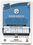 2018 Mason Rudolph Donruss Optic HOLO SILVER RATED ROOKIE RC #155 Pittsburgh Steelers