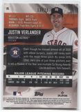 2021 Justin Verlander Topps Stadium Club Chrome ORANGE REFRACTOR 13/25 #85 Houston Astros