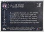 2016 MAX SCHERZER TOPPS NOW #338 Washington Nationals 1