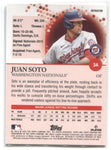 2022 Juan Soto Topps Pristine REFRACTOR #34 Washington Nationals