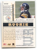 1998 Hines Ward Leaf Rookies & Stars ROOKIE RC #202 Pittsburgh Steelers