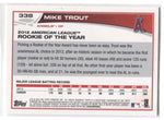 2013 Mike Trout Topps #338 Anaheim Angels 2