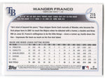 2022 Wander Franco Topps Series 1 ROOKIE RC #215 Tampa Bay Rays 15