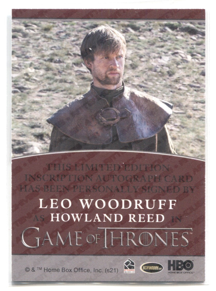 2022 Leo Woodruff as Howland Reed Rittenhouse Game of Thrones The Comp
