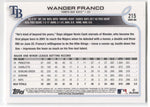 2022 Wander Franco Topps Series 1 ROOKIE RC #215 Tampa Bay Rays 9