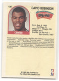 1989-90 David Robinson NBA Hoops ROOKIE RC #138 San Antonio Spurs 3