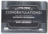 2020 Michael Pennington as Moff Jerjerrod Topps Star Wars Masterwork AUTO AUTOGRAPH #A-MP