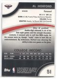 2007-08 Al Horford Topps Finest REFRACTOR ROOKIE RC #51 Atlanta Hawks