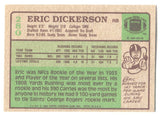 1984 Eric Dickerson Topps ROOKIE RC #280 Los Angeles Rams 6