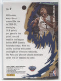 2020-21 Zion Williamson Panini Select UNSTOPPABLE #7 New Orleans Pelicans