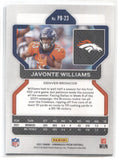 2021 Javonte Williams Panini Chronicles PRIZM BLACK ROOKIE RC #23 Denver Broncos