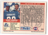 1989 Barry Sanders Pro Set ROOKIE RC #494 Detroit Lions HOF 6