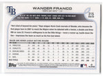 2022 Wander Franco Topps Series 1 ROOKIE RC #215 Tampa Bay Rays 21