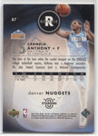 2003-04 Carmelo Anthony Upper Deck STANDING "O" ROOKIE RC #87 Denver Nuggets 2