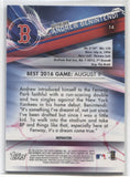 2017 Andrew Benintendi Bowman's Best PURPLE REFRACTOR 089/250 ROOKIE RC #14 Boston Red Sox