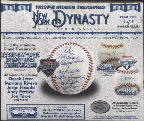 2022 TriStar Autographed Baseball NY Dynasty Edition, Box