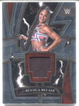 2022 Bianca Belair Panini Select SPARKS SHIRT RELIC #SP-BBL Monday Night Raw Champion