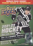 2021-22 Upper Deck Series 2 Hockey, 20 Blaster Box Case