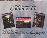 *HOLIDAY MANIA* 2022 Historic Autographs The Washington Chronicles, Factory Set Box