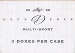 *LAST CASE* 2022 Leaf Decadence Multi-Sport, 3 Box Case