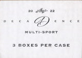 *LAST CASE* 2022 Leaf Decadence Multi-Sport, 3 Box Case