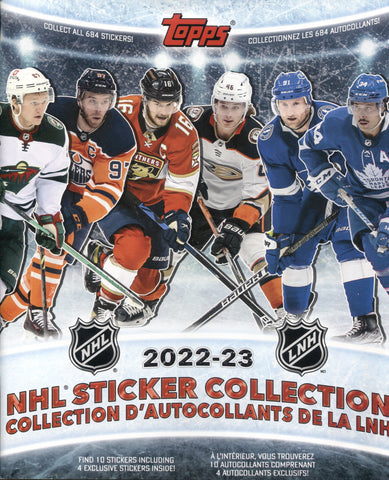 2022-23 Topps NHL Sticker Collection Hockey Hobby, Album