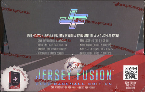 2022 Jersey Fusion Jackie Bradley Jr. Game Used Swatch