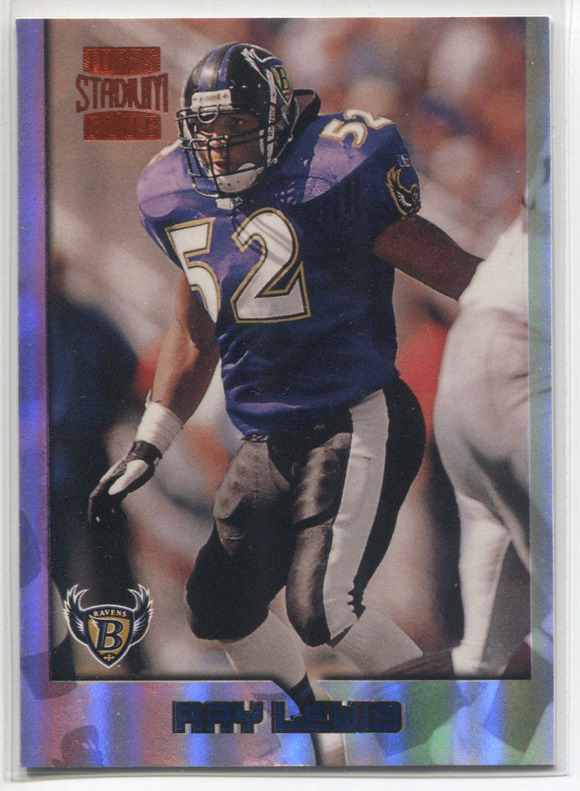 RAY LEWIS ROOKIE CARD Baltimore Ravens 1996 MIAMI HURRICANES College  Football RC