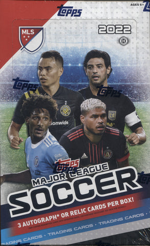 2022 Topps MLS Finest Soccer Hobby 8 Box Case