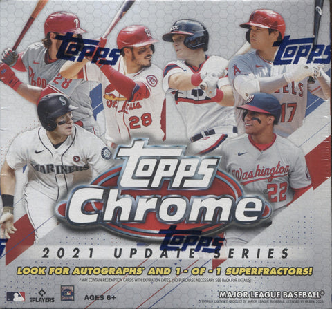 2021 Topps Chrome Update Baseball, Mega Box