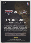 2015-16 LeBron James Panini Hoops ROAD TO THE FINALS 275/499 Cleveland Cavaliers #72